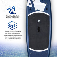 Home Deluxe Stand up Paddle Board MOANA Blau M - 320 x 81 cm