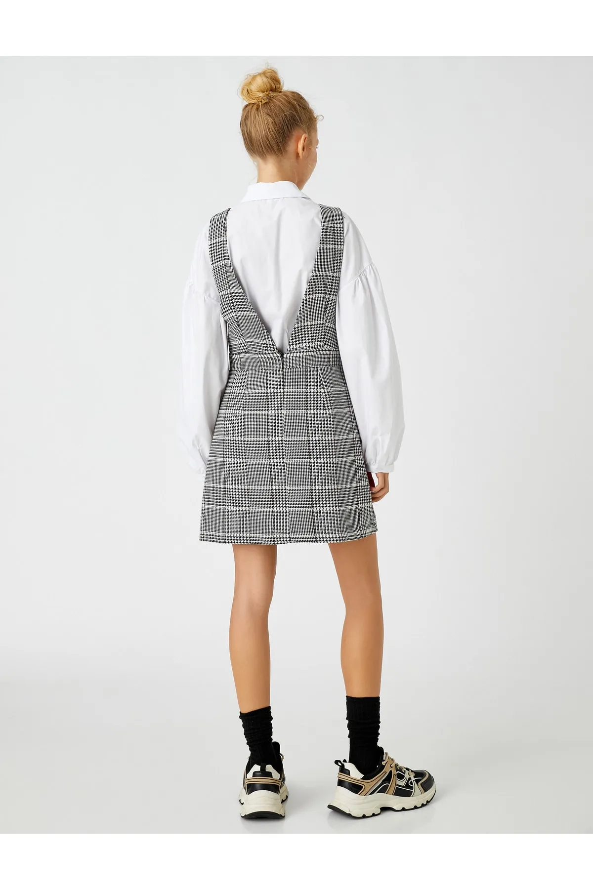 Koton  Kariertes Salopet-Kleid