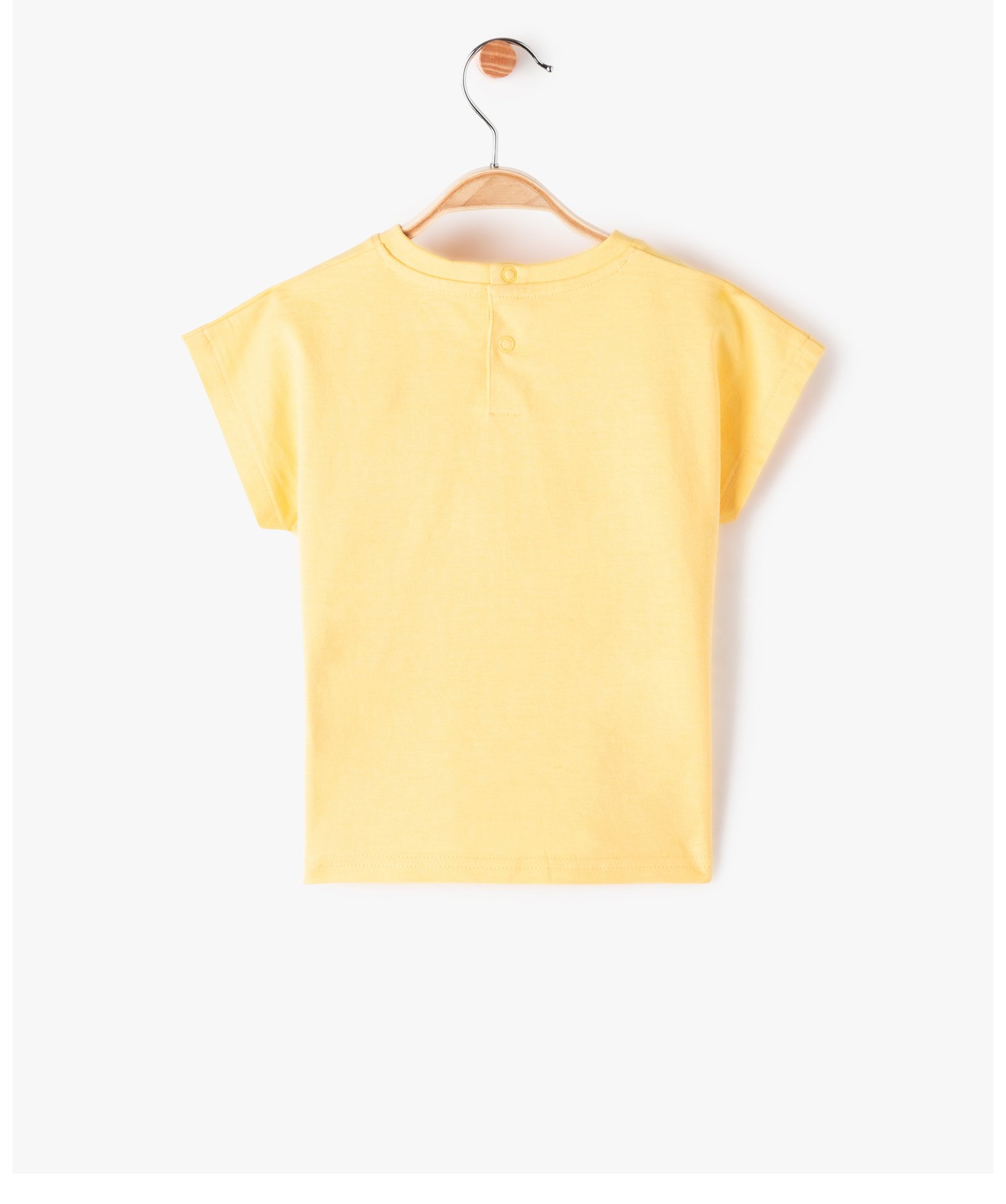 Tee-shirt bébé Garçon coupe oversize à manches ultra cou... jaune | GEMO