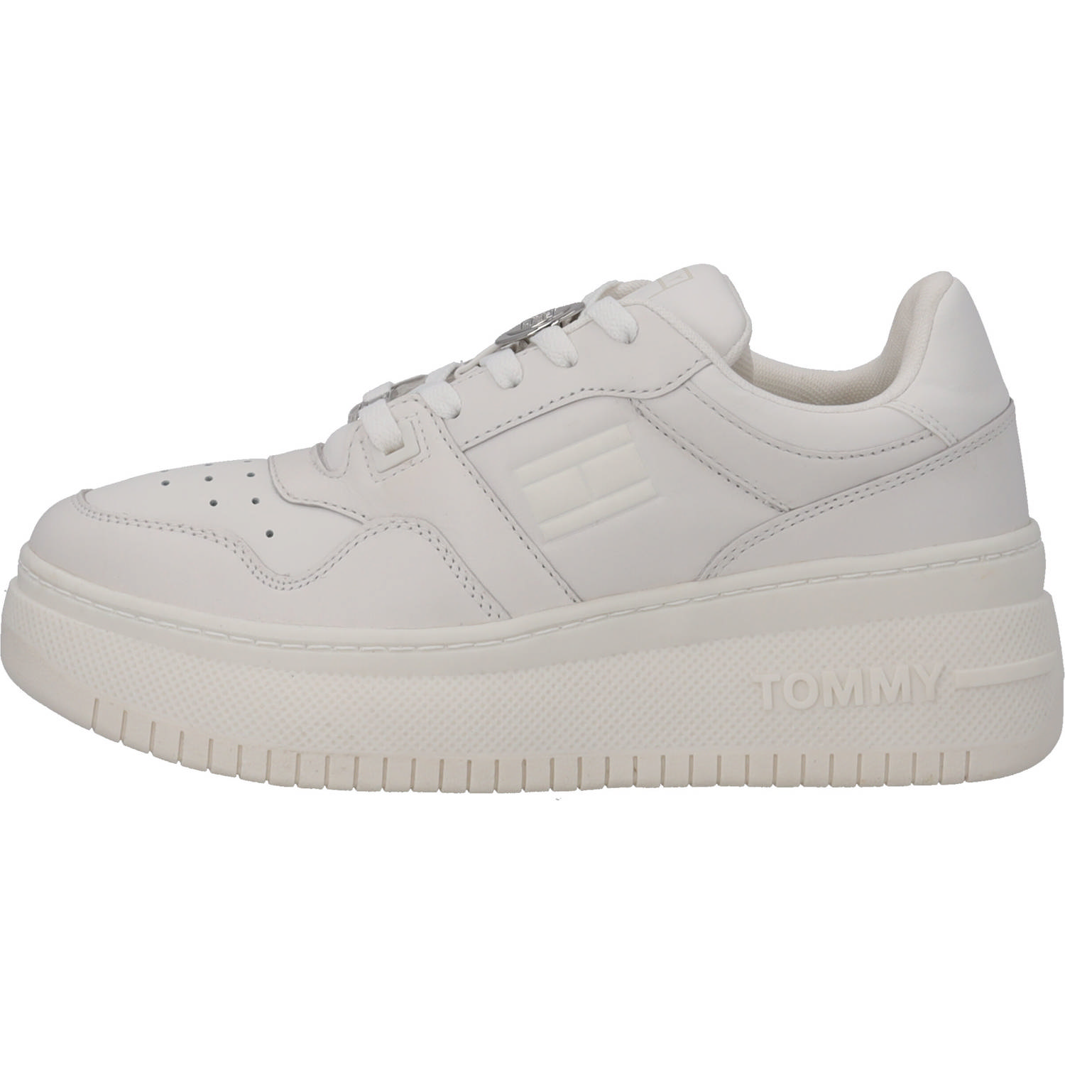 Tommy Hilfiger EN0EN02245, Schnürschuhe, Damen, white/ecru