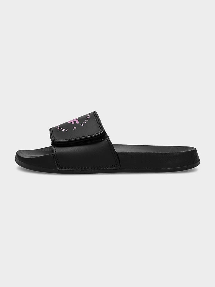4F Pantoletten in Schwarz günstig kaufen