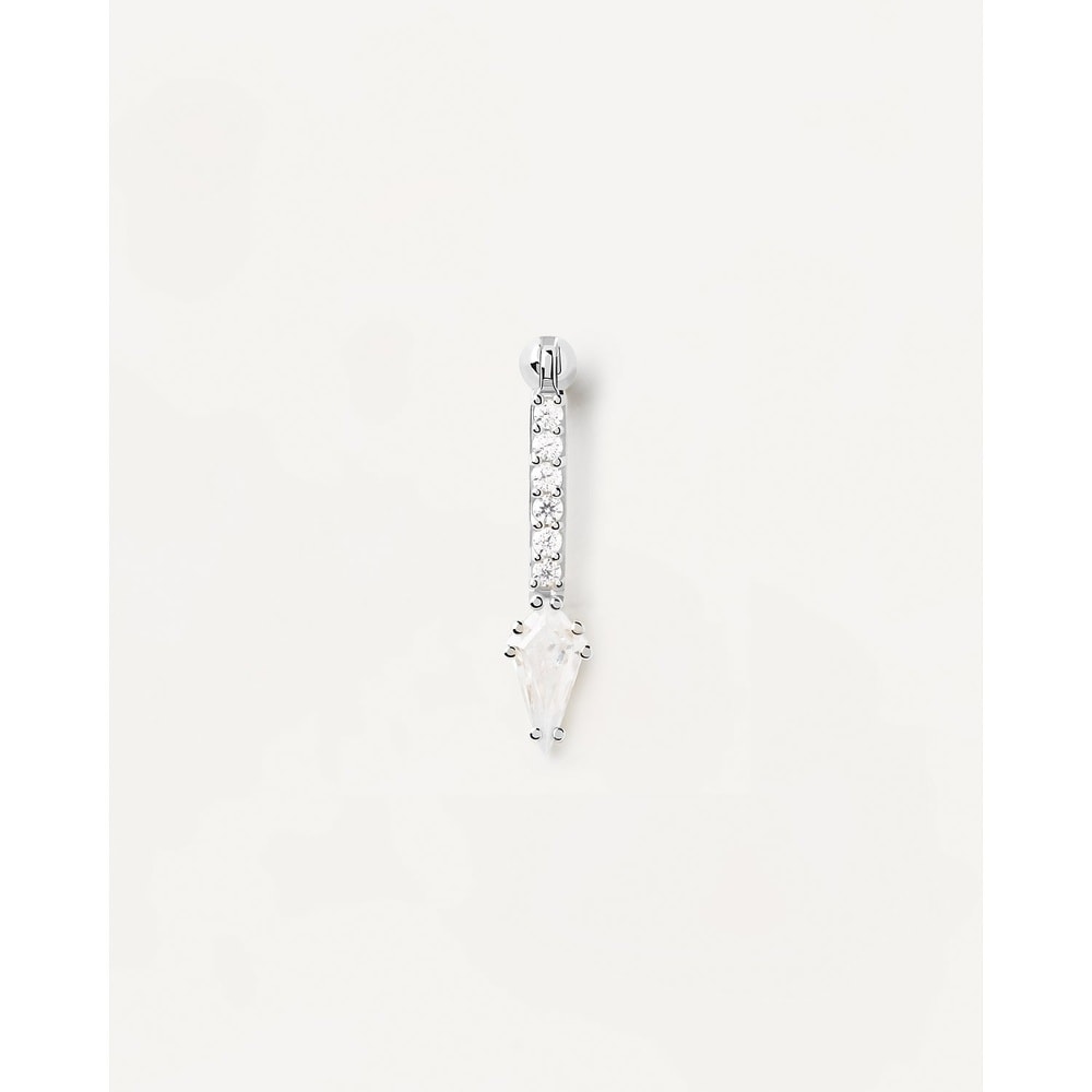 P D Paola Boucle d'oreille unique 925 Argent Boucles d'oreilles
