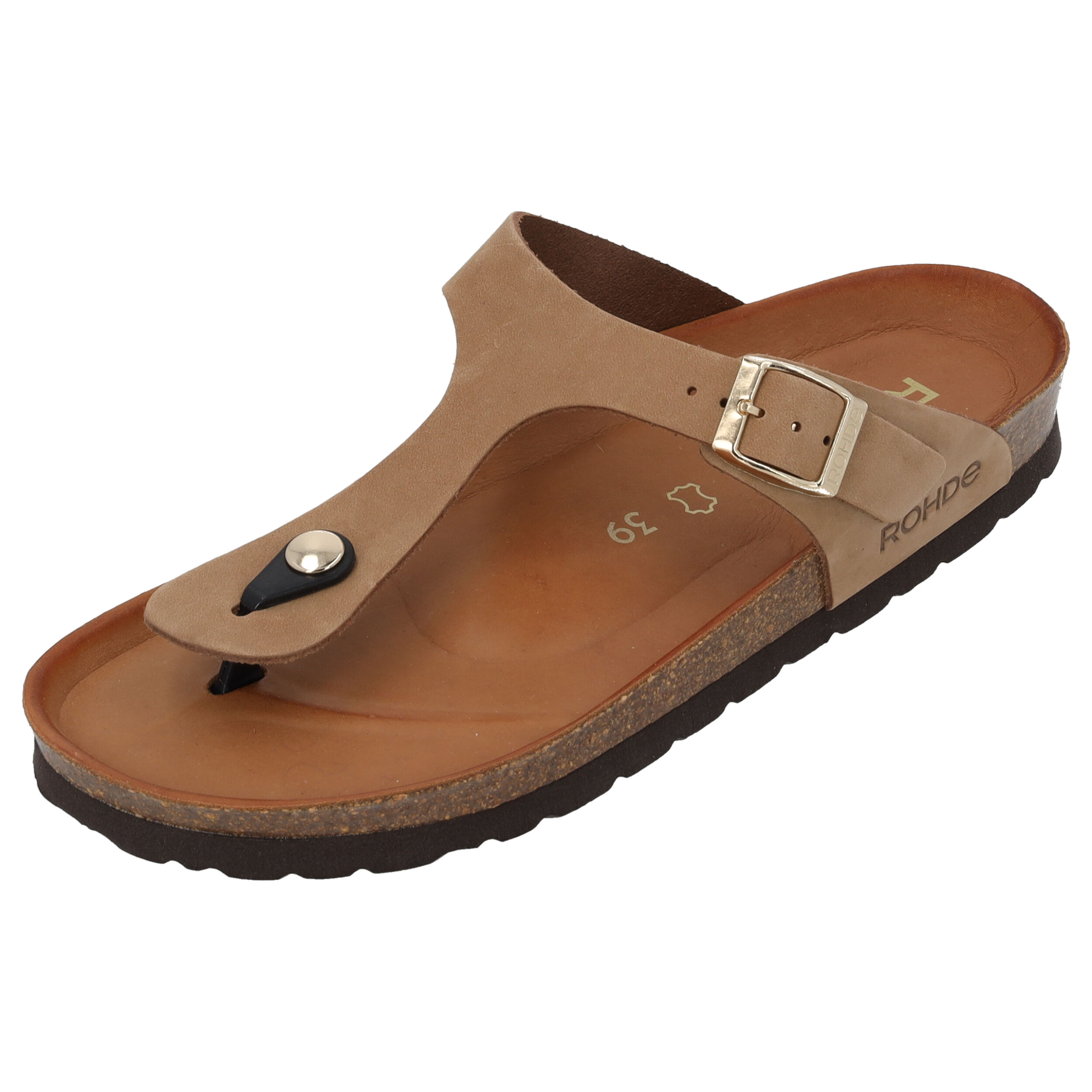 Rohde 5642, Hausschuhe & Pantoffeln, Damen, Beige