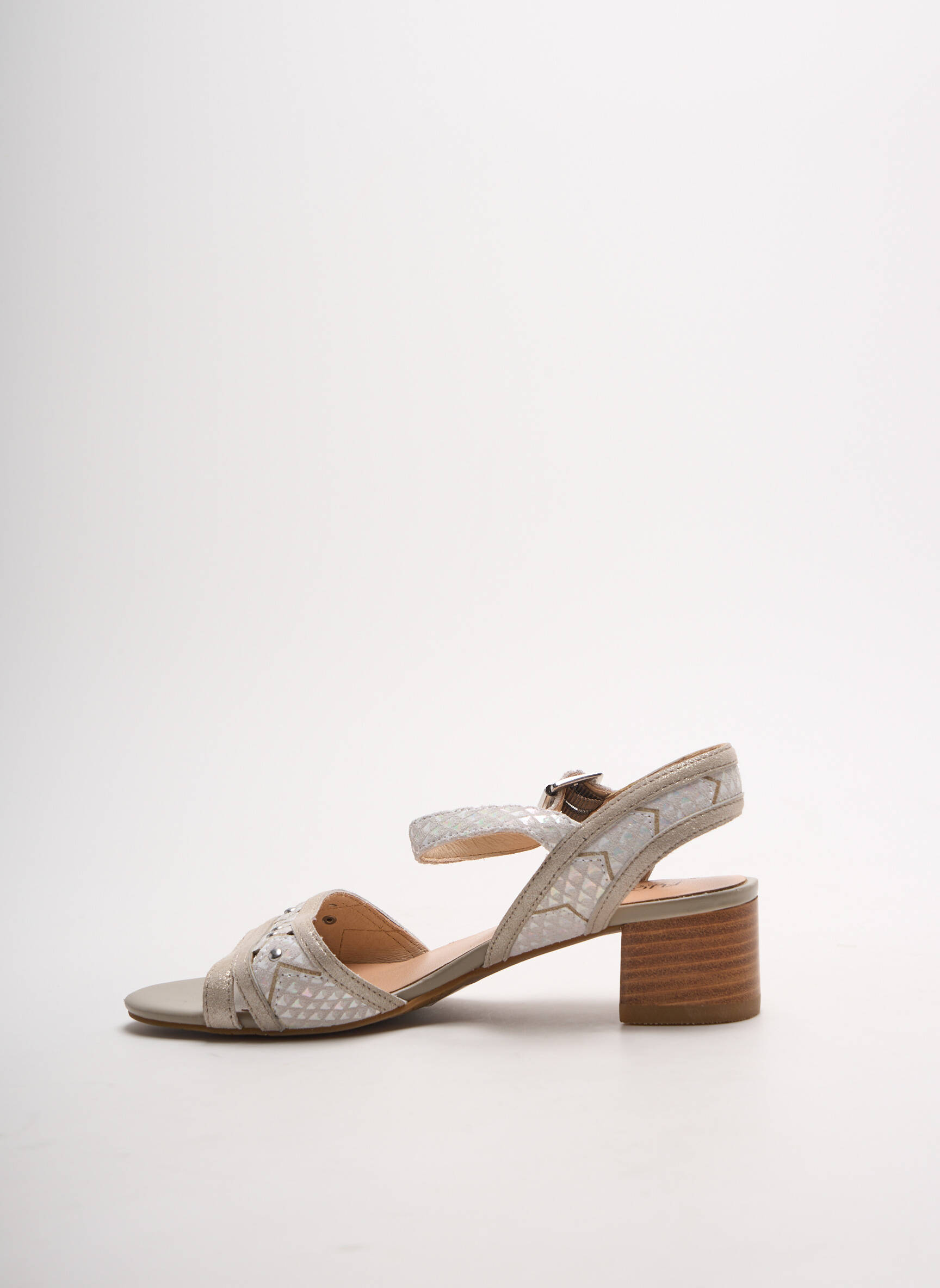 Fugitive By Francesco Rossi Sandales Nu Pieds Femme couleur blanc
