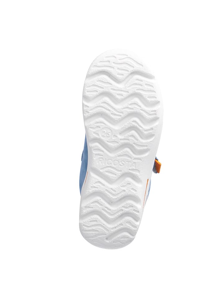 Ricosta Leder-Sneakers in Blau/ Orange günstig kaufen