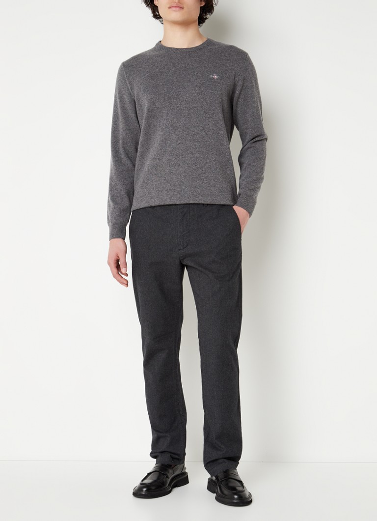 Maglione Gant in lana pregiata con logo ricamato.