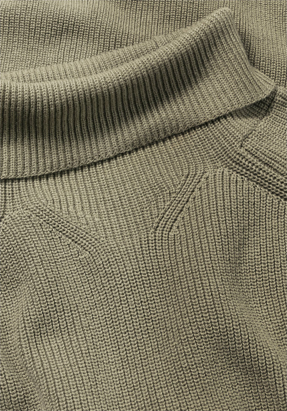 Rollkragenpullover aus reiner Bio-Baumwolle