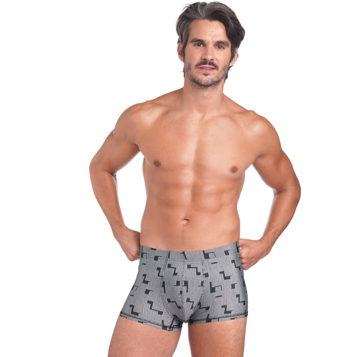 Herren Retroboxer mit Allover-Muster