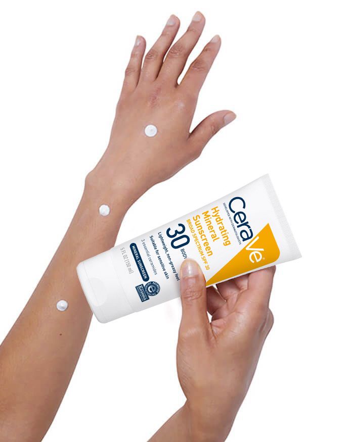 Lait corporel hydratant minéral SPF 30