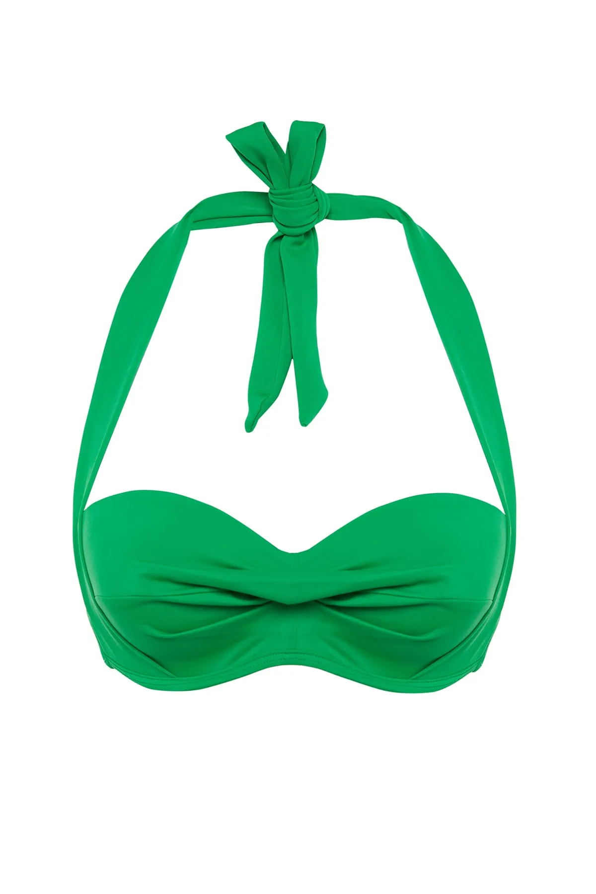 Trendyol Collection  Grünes drapiertes Bügel-Bikinioberteil TBESS20BU0223