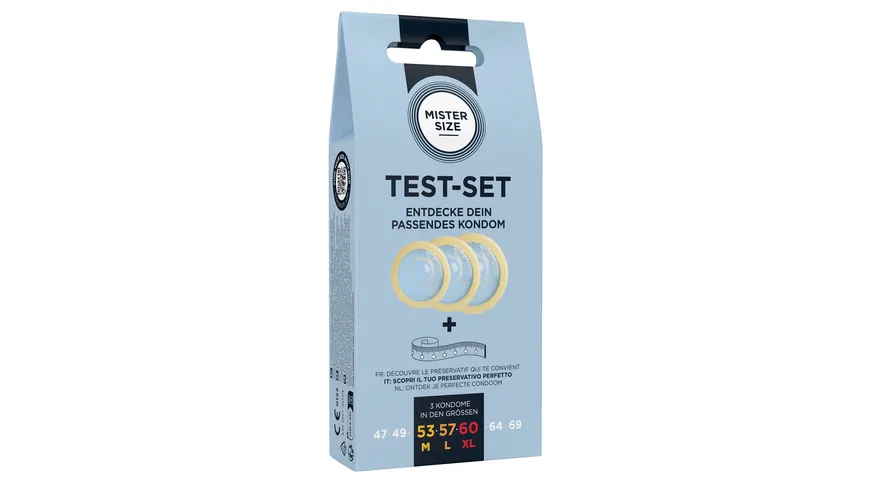 MISTER SIZE Kondome Gefühlsecht & Hauchzart Testset Drei Größen