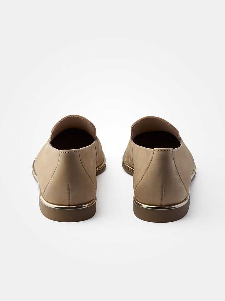 Paul Green Leder-Mokassins in Beige günstig kaufen