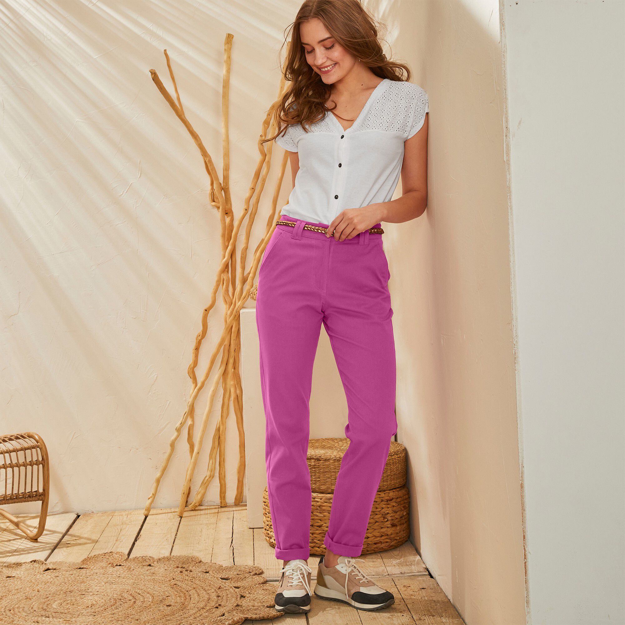 Pantalon chino stretch