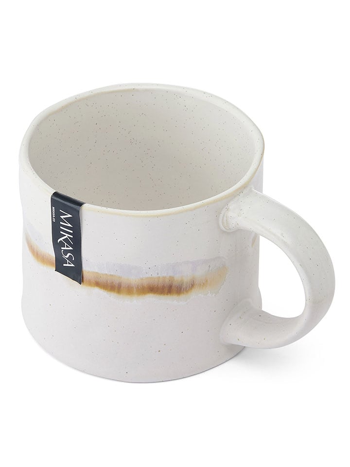 Mikasa 2er-Set: Tassen in Weiß/ Lila - 450 ml günstig kaufen onesize