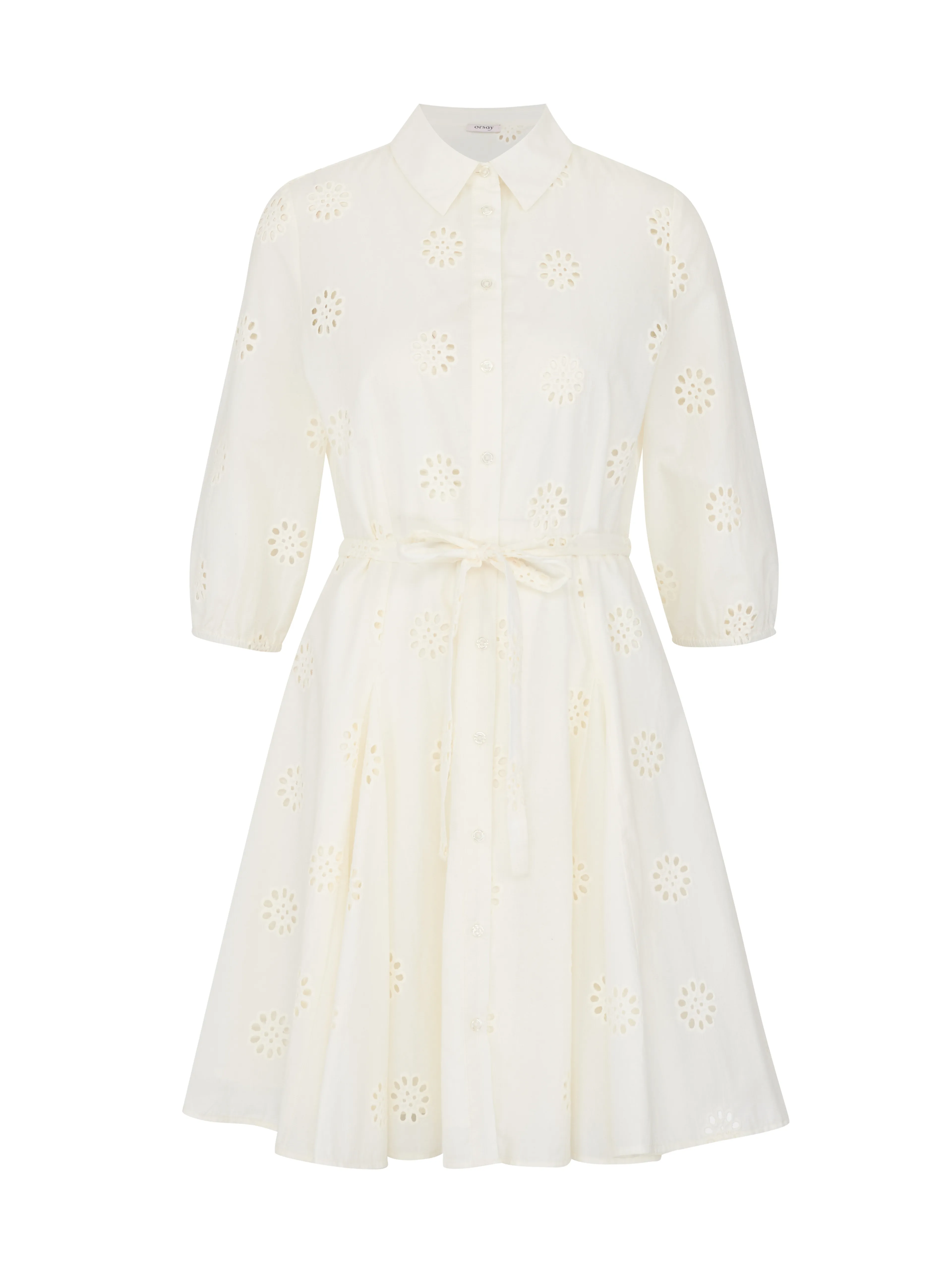 Weißes Damen-Hemdkleid ORSAY