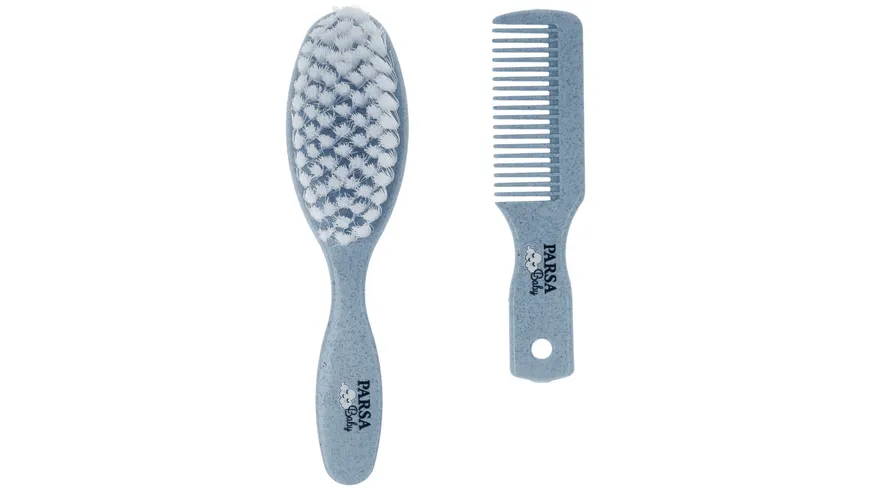 PARSA Beauty Baby Pflegeset Bürste und Kamm Blau