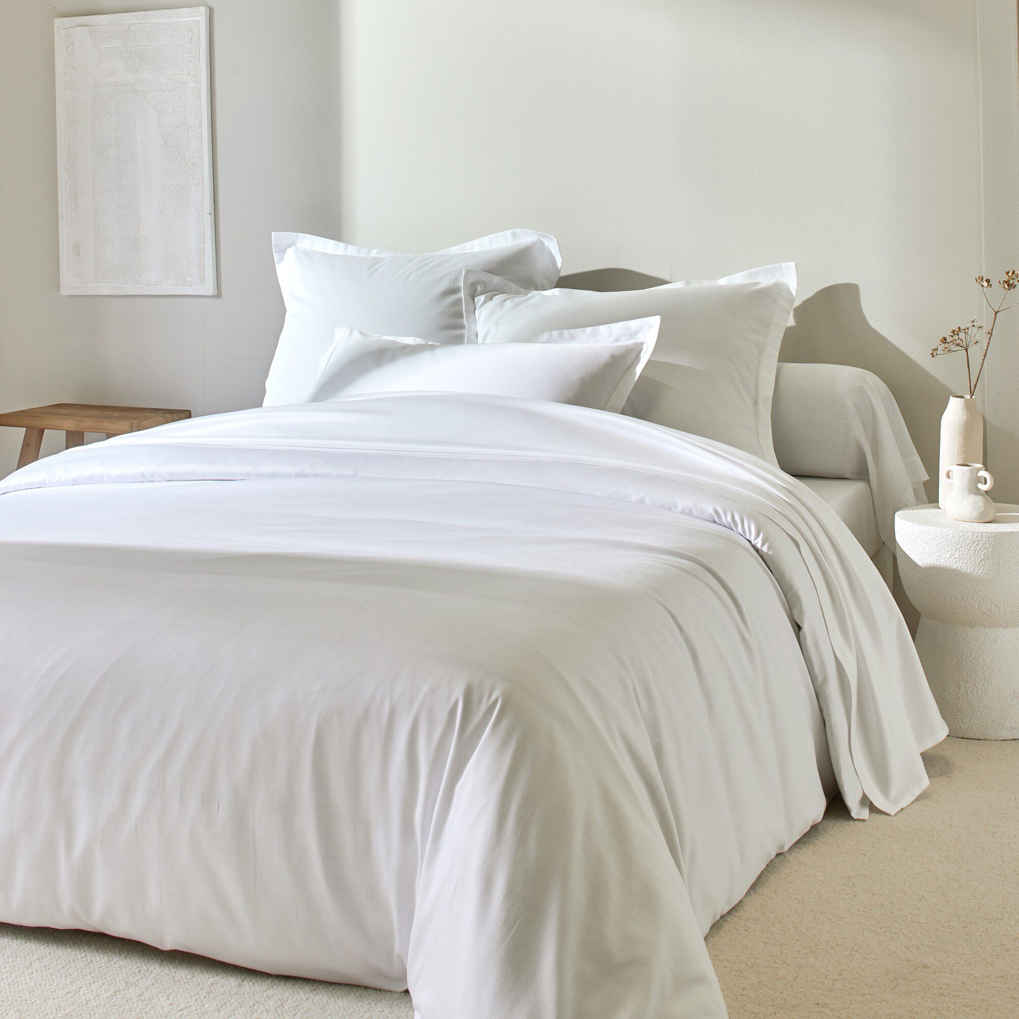 Linge de lit satin uni