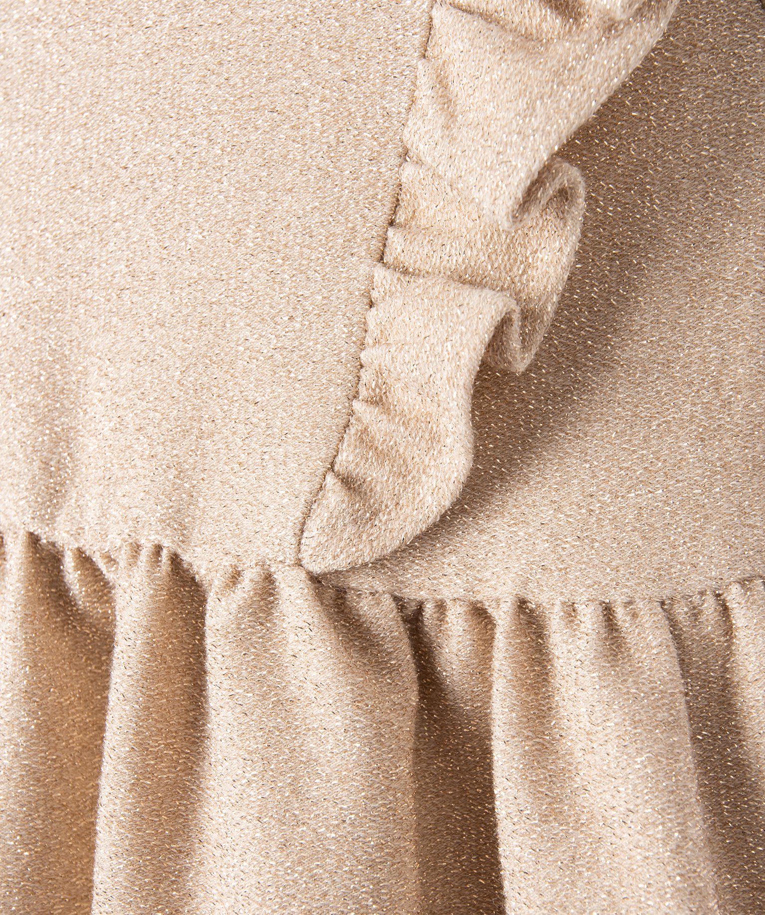 Robe bébé fille à manches courtes à paillettes avec vola... or | GEMO