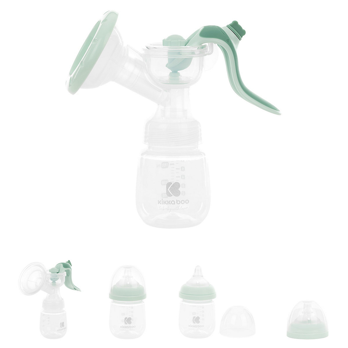 Milchpumpe manuell Elsie 180 ml Flasche Milchpumpen