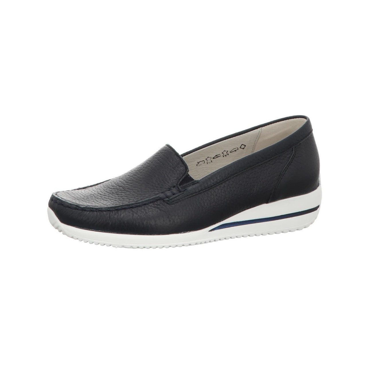 WALDLÄUFER Komfort Slipper blau