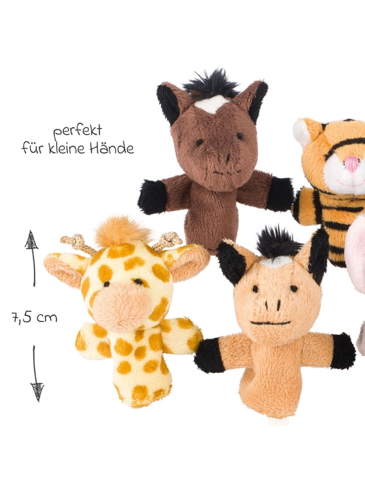 Goki Fingerpuppen Wildtiere 8 Stück in braun,grau günstig kaufen onesize