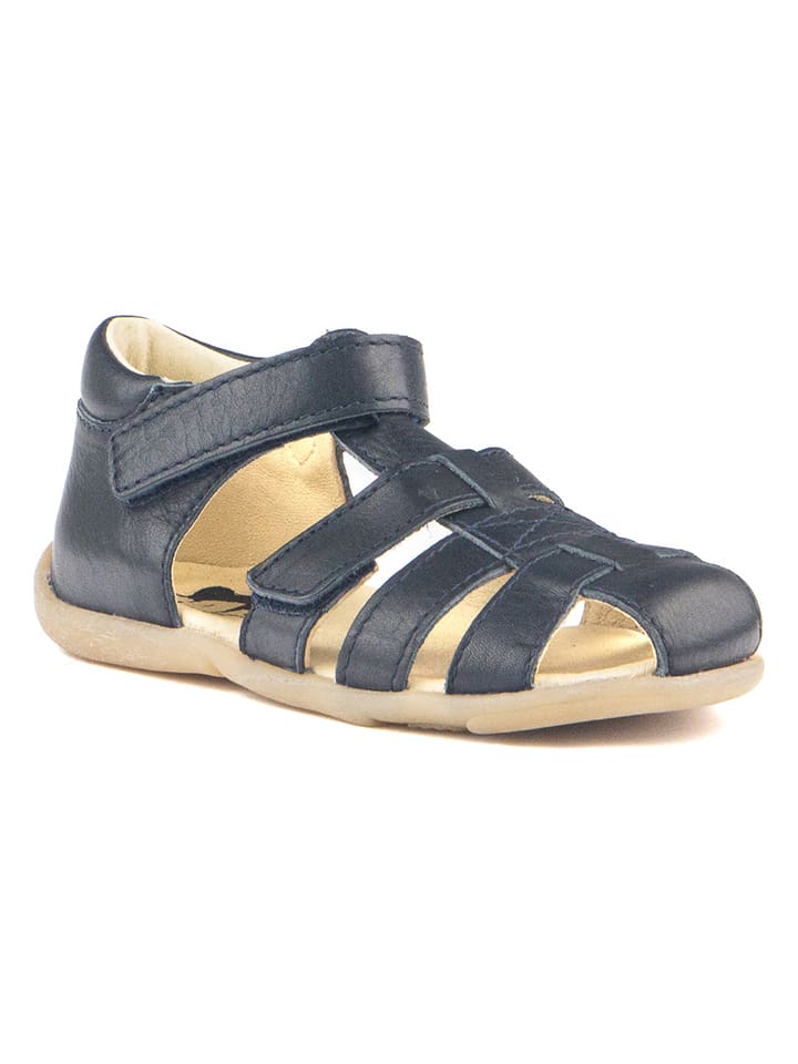 Rap Leder-Halbsandalen in Schwarz günstig kaufen