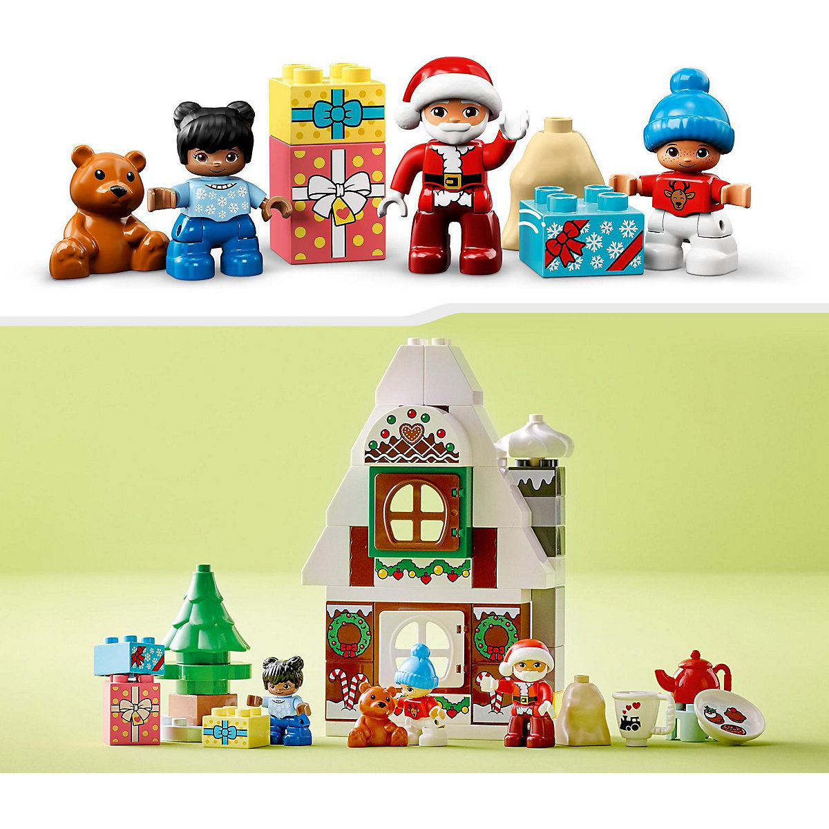 LEGO® DUPLO 10976 Lebkuchenhaus mit Weihnachtsmann