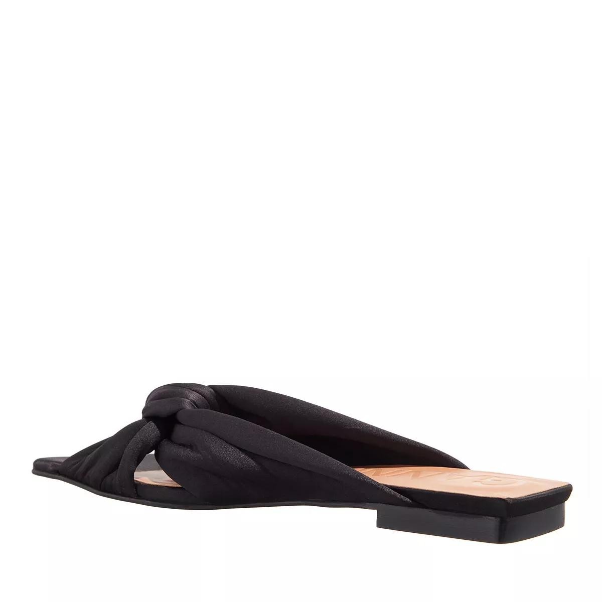GANNI Ballerinas schwarz Slide