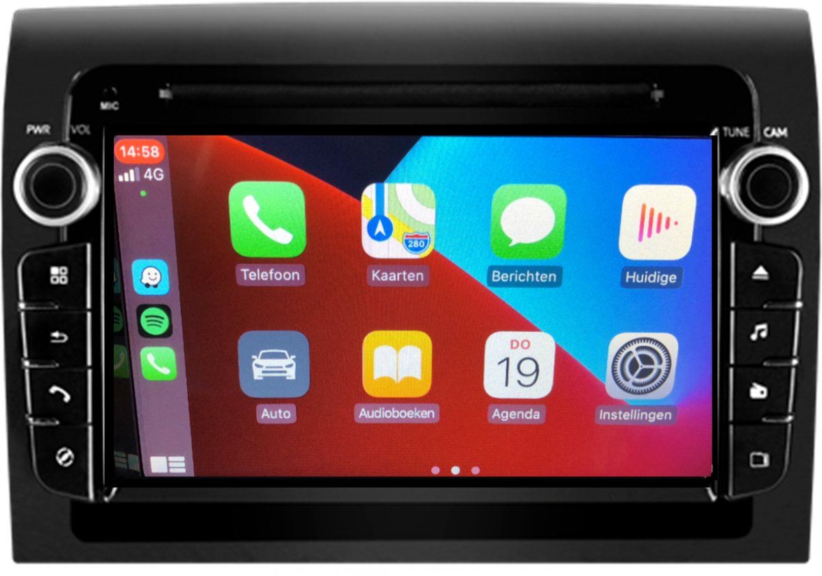BergGPS Fiat Ducato DAB+ Radio Camper Navigation mit Carplay
