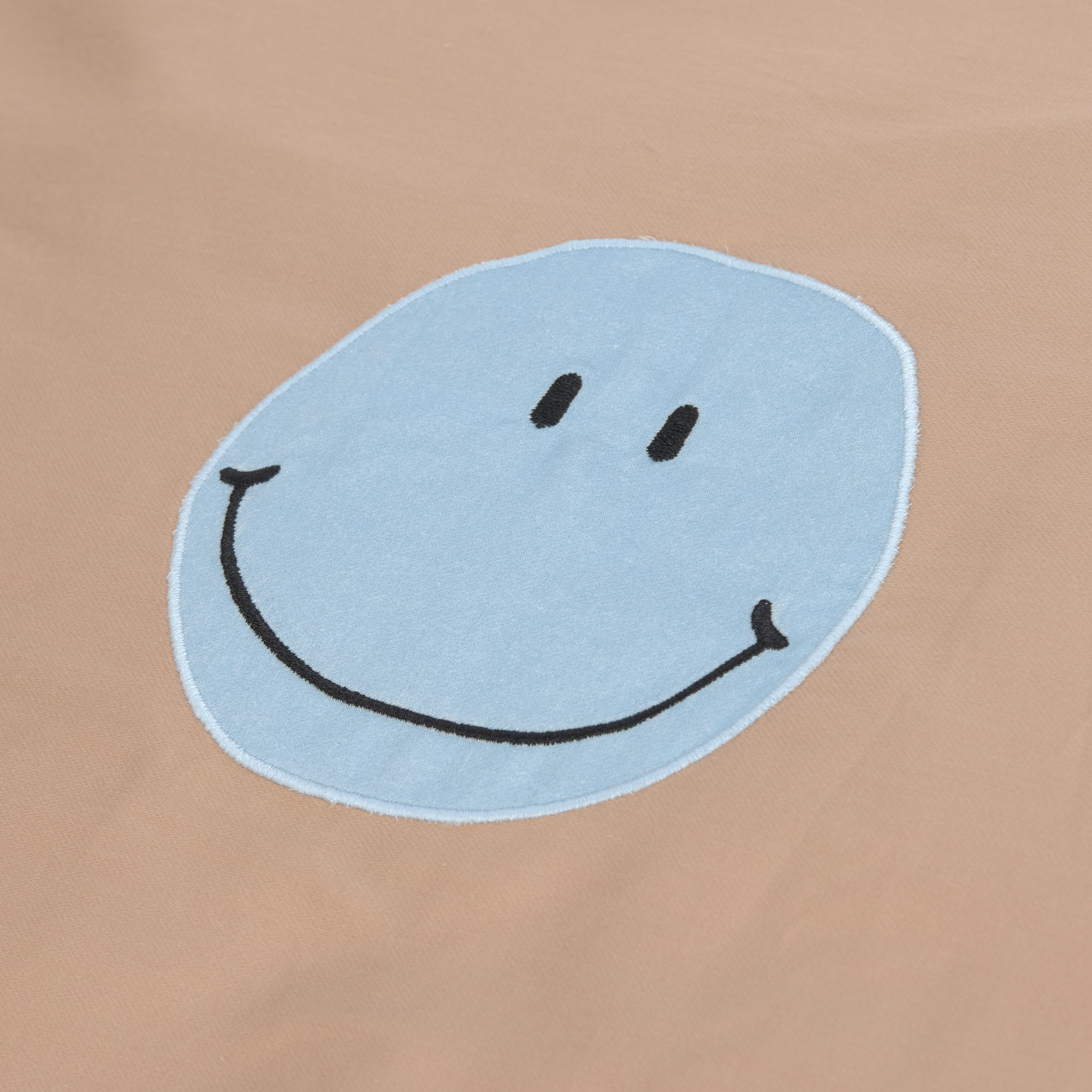 Bettwäsche Set Kinder - Bio Baumwolle, Smile, Braun Milky