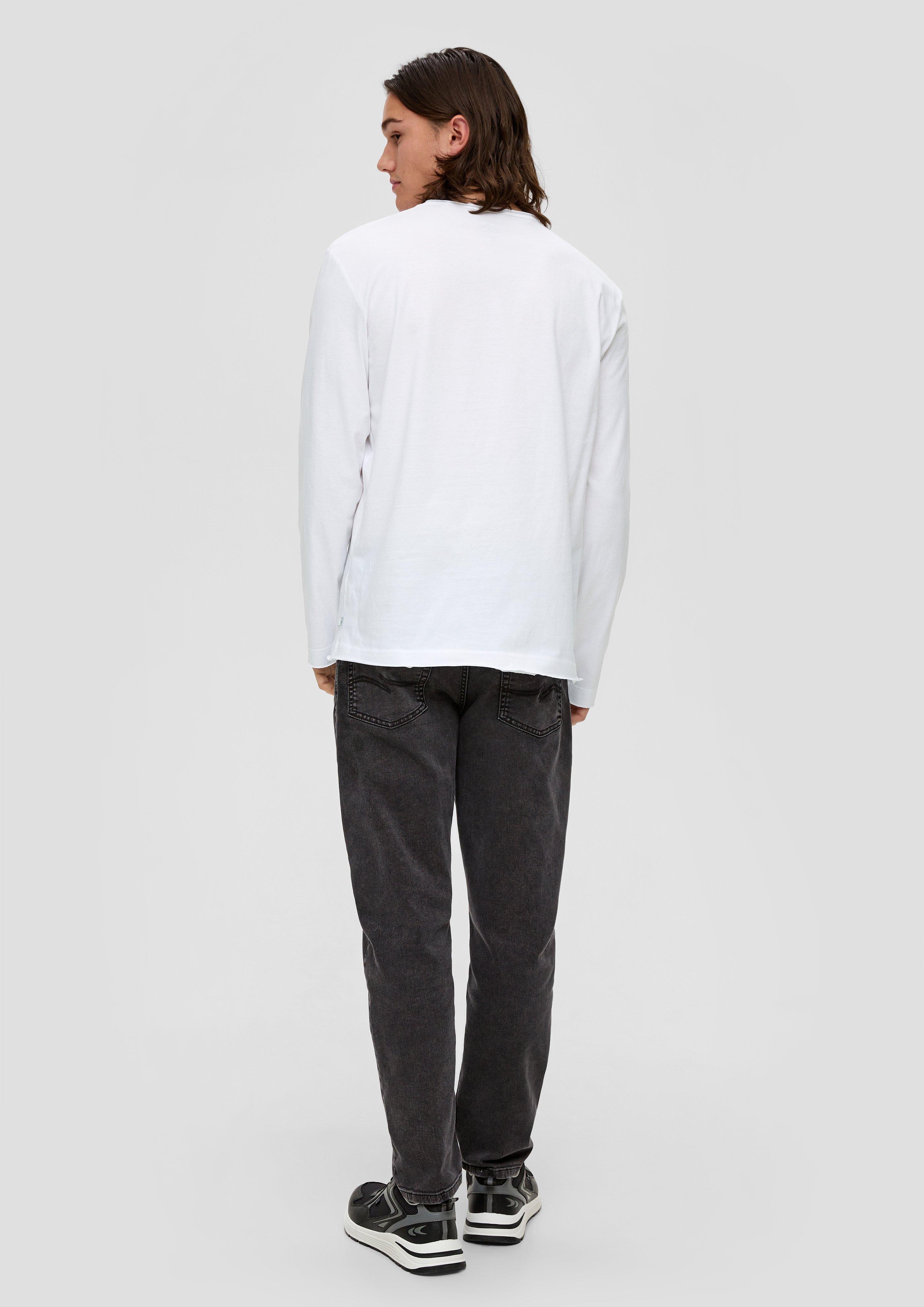 Longsleeve mit Garment Dye  2138601-0100
