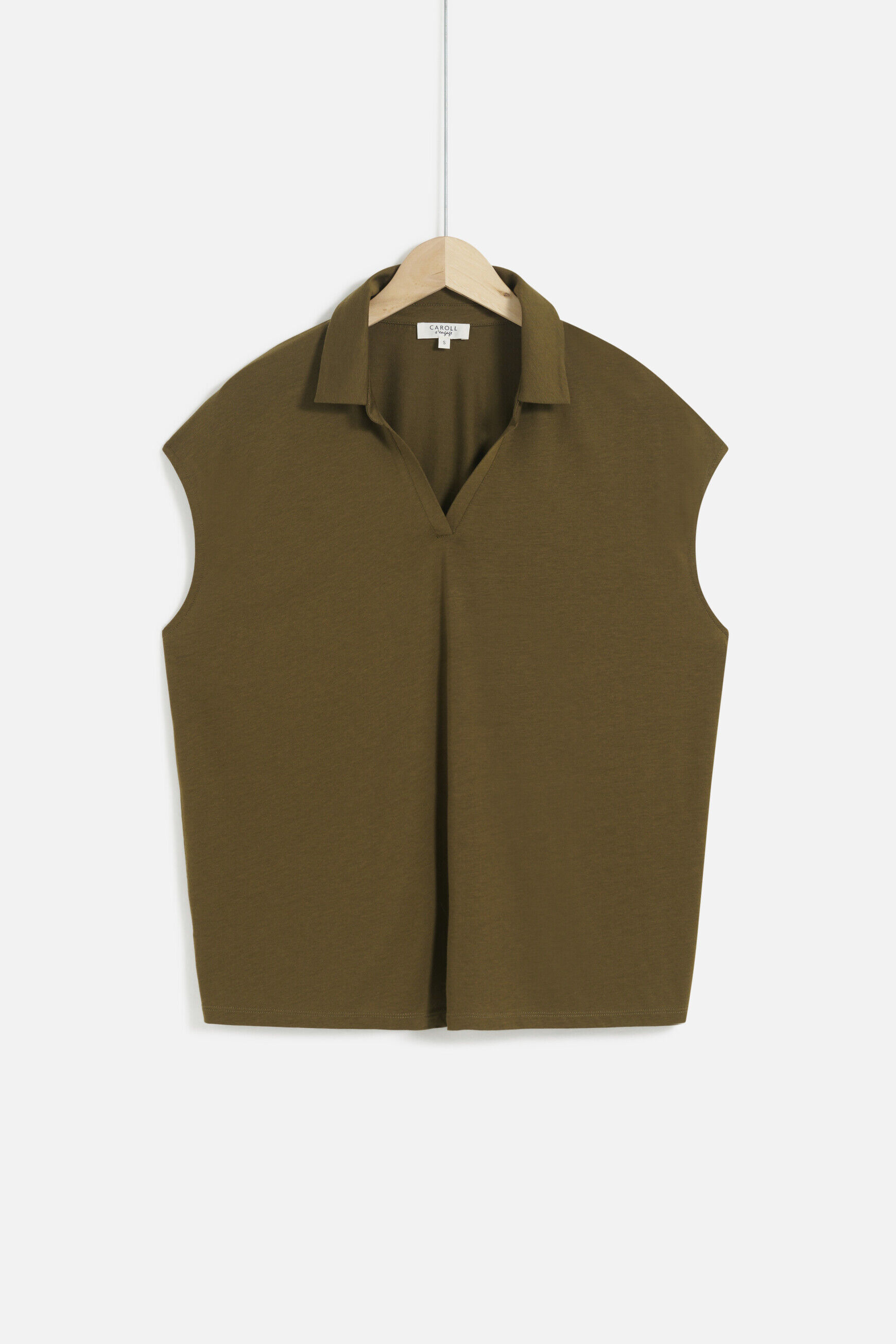 T-shirt tonata vert olive femme