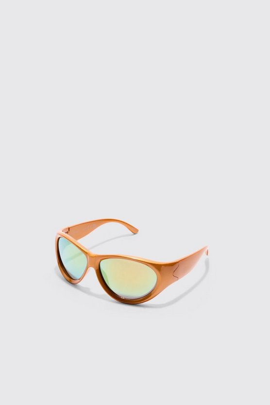 Verspiegelte Racer-Sonnenbrille