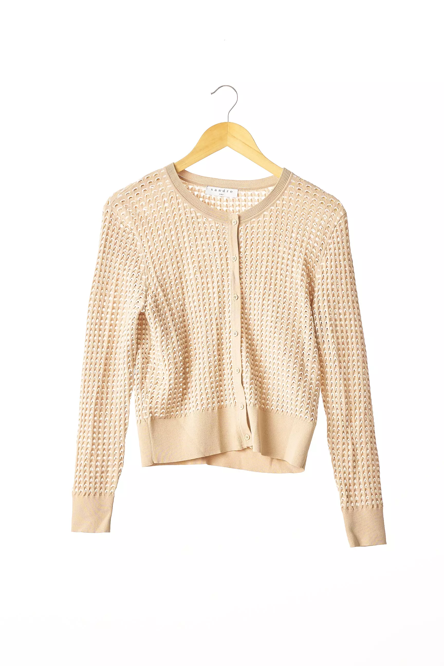 Sandro Cardigans Femme couleur beige