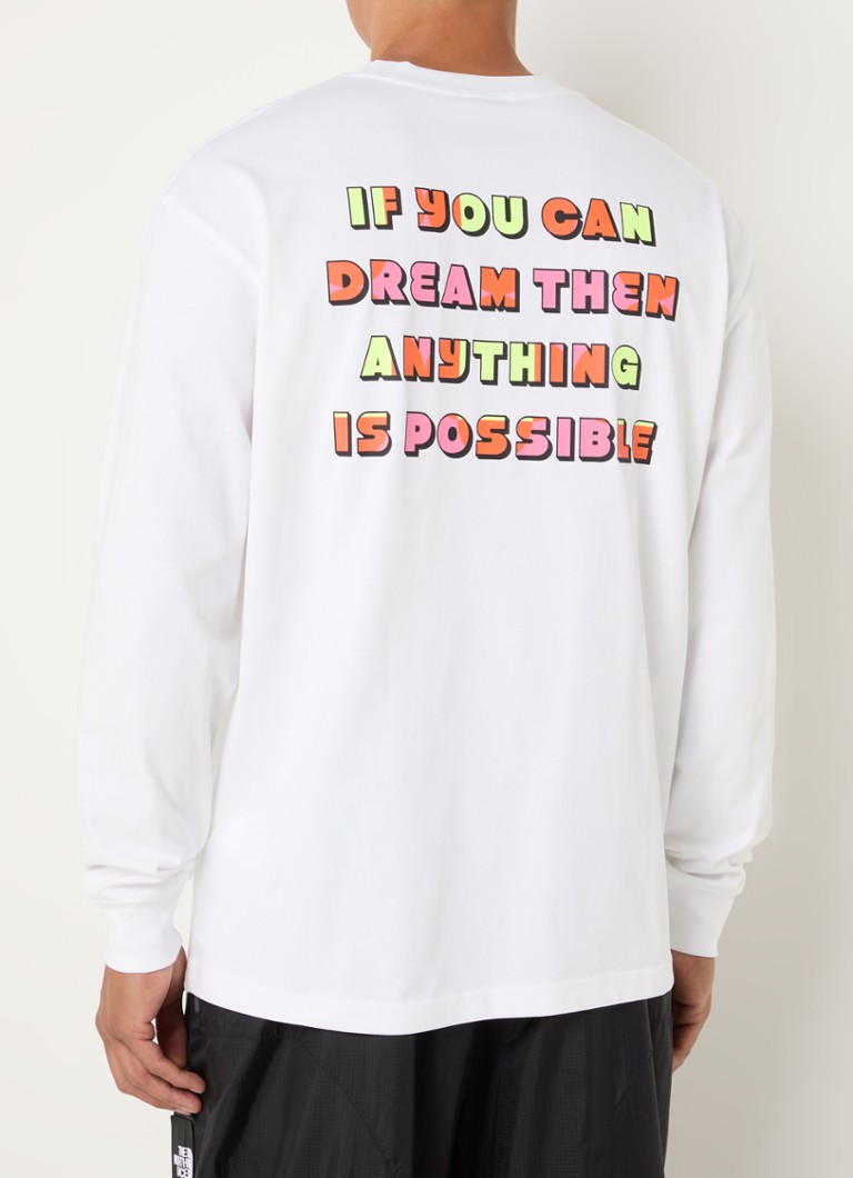 The North Face TNF x Yinka Ilori long sleeve with logo and back print
