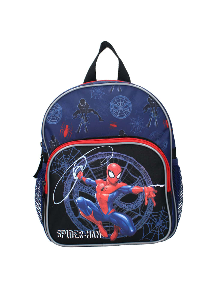 Spiderman Rucksack 29x23x10 cm verstellbaren Schultergurten für Kinder in Blau günstig kaufen 29 x 22 cm