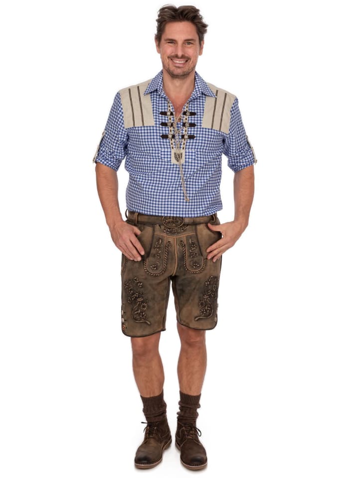 MADDOX Lederhose MITTELBERG in hellbraun günstig kaufen