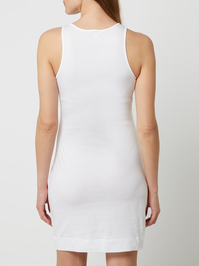 Minikleid aus Baumwolle  in weiß