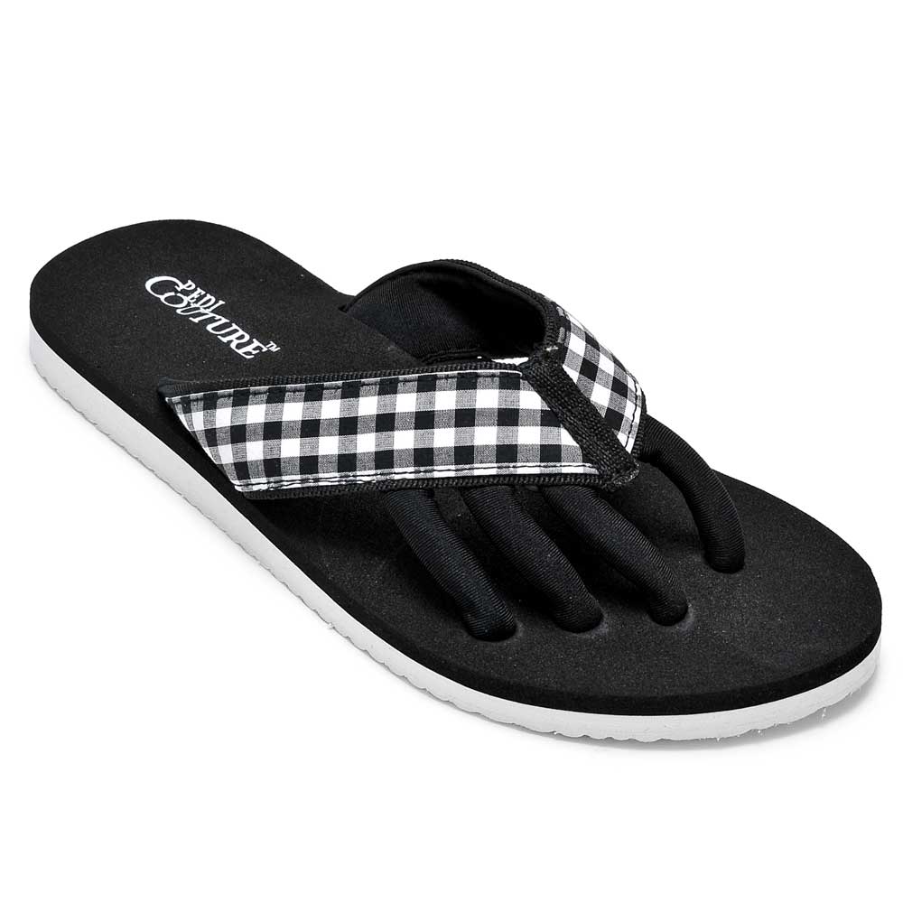 Pedi Couture Spa Black/White Gingham medium