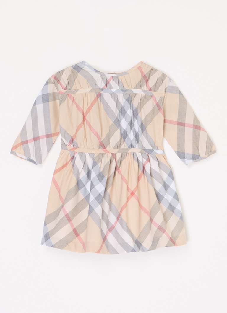 Rochie-tunică Burberry Cecile din bumbac organic