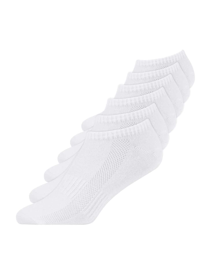 SNOCKS Sneakersocken aus Pflanzenfasern 6 Paar in Weiß günstig kaufen