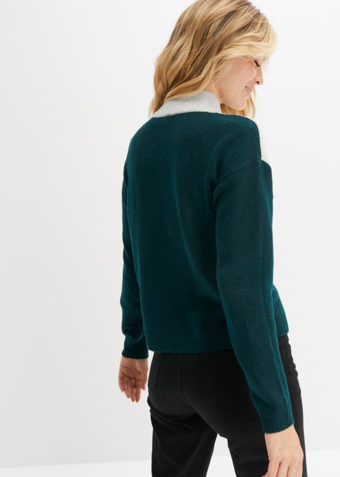 Pullover mit Colorblocking