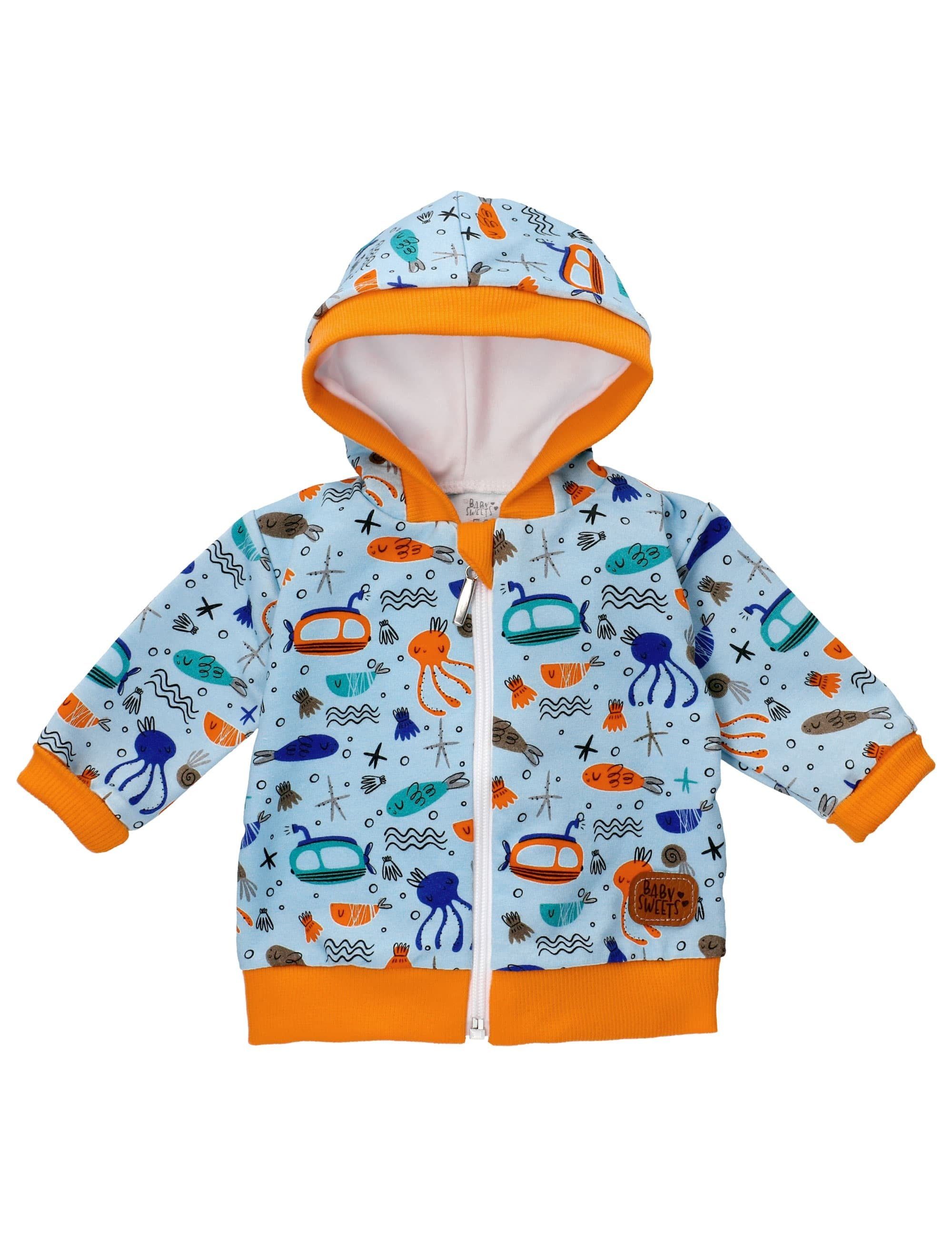 Baby Sweets Kapuzensweatjacke Jacke Meerestiere (1-tlg)