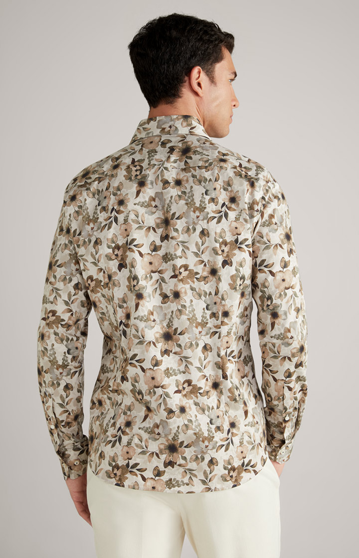 Hemd Pai in Beige/Braun