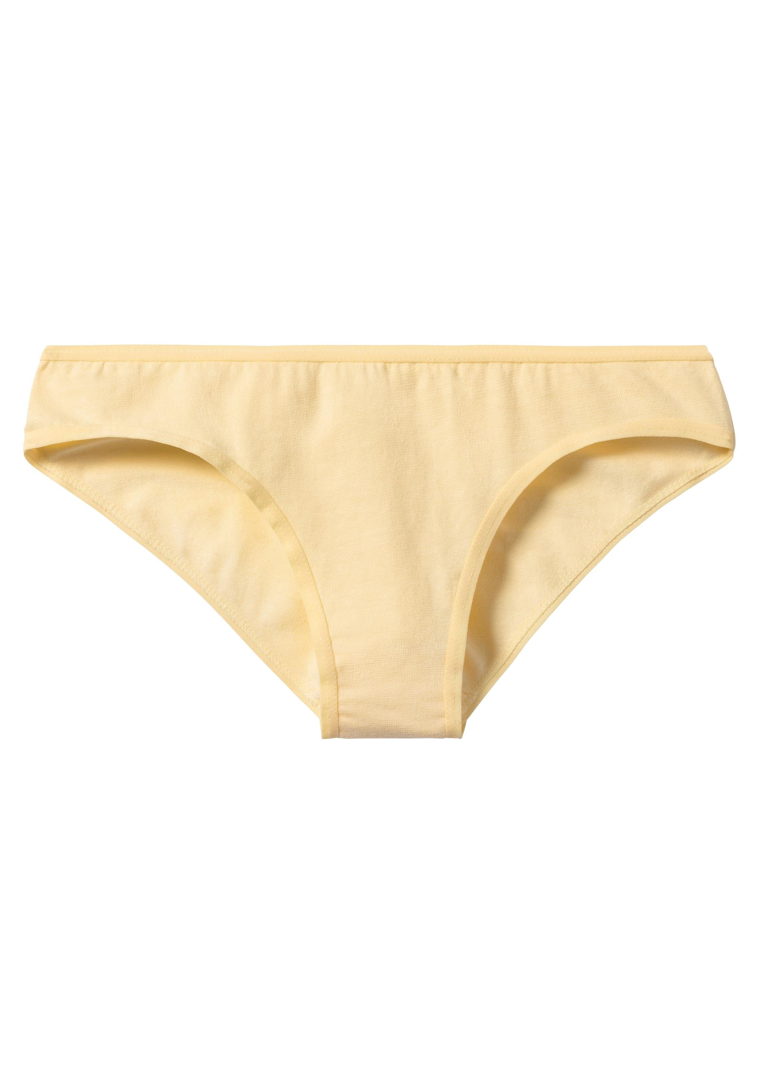 petite fleur Bikinislip (Packung, 8-St) mit Sternen-Print und unifarben