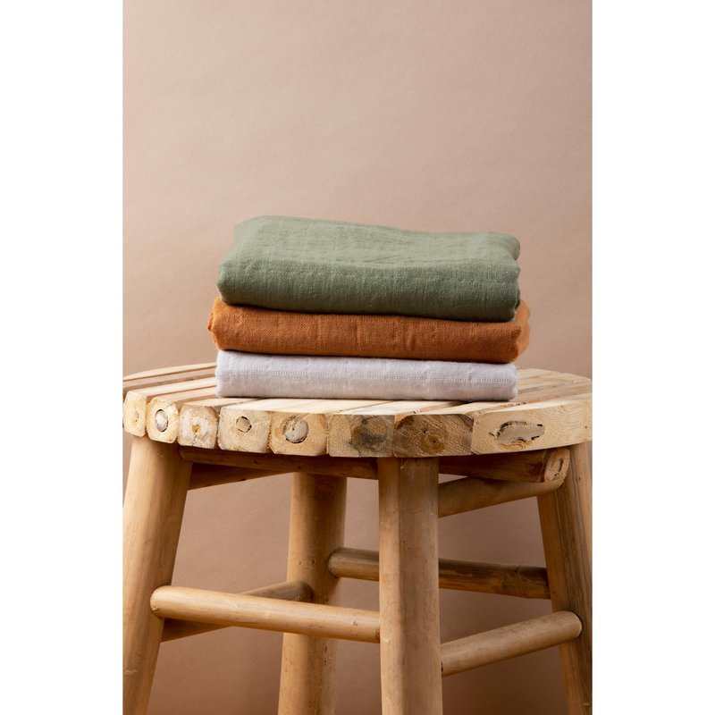 Set de 3 langes Coton Bio unis