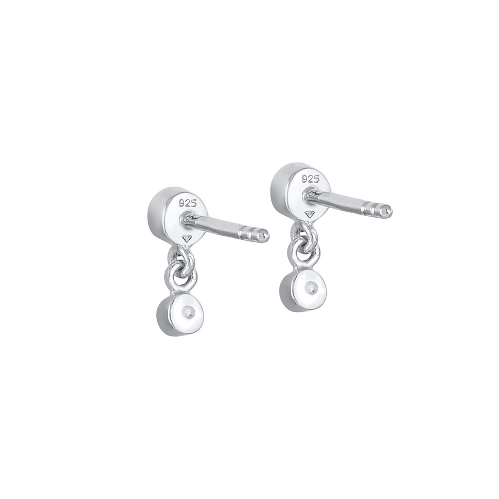 Elli Elli Boucles d'Oreilles Boucles d'oreilles pour femmes avec cristaux en argent 92 Boucles d'oreilles