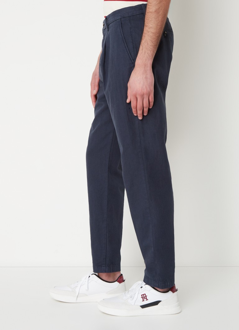 Tommy Hilfiger Harlem konusveida fit chino linenblend un steekzakken