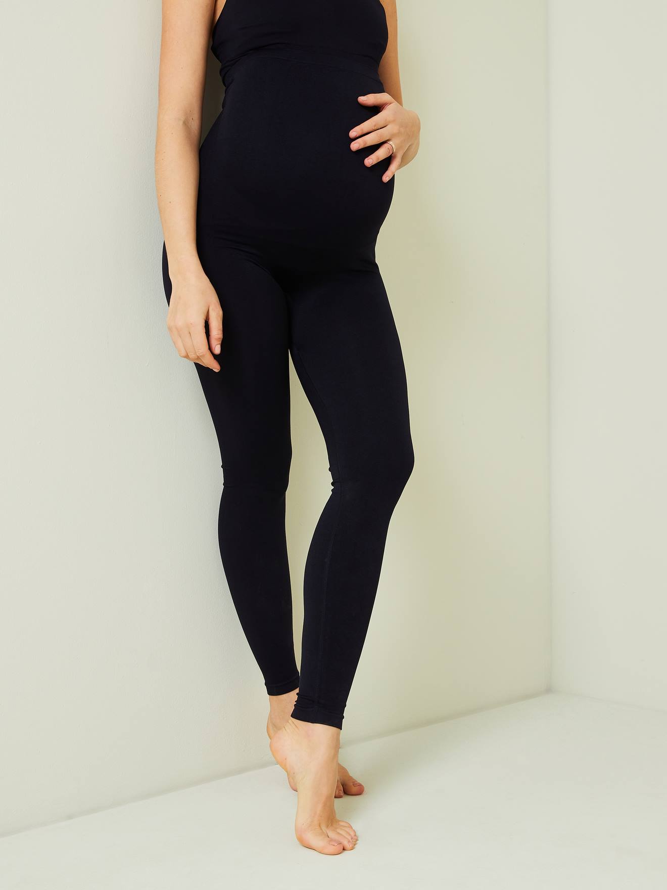 Legging de grossesse sans couture noir