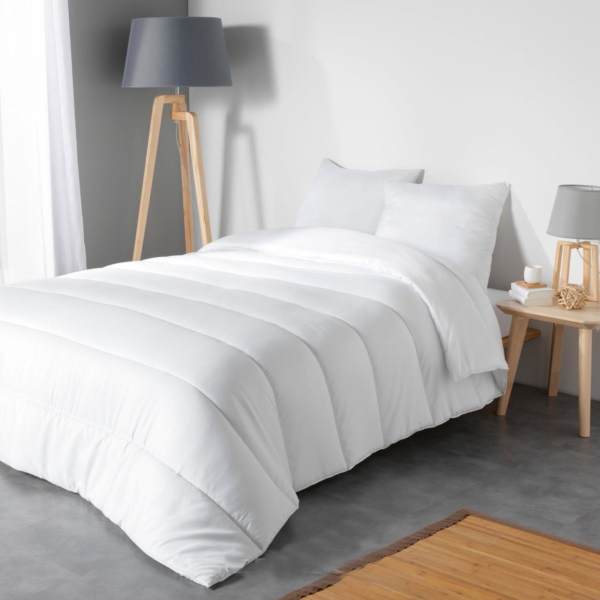 Microfaserbettdecke, King Size verschiedene Größen, dynamic24, Premium Allergiker Steppbett Decke 2 Personen Übergröße